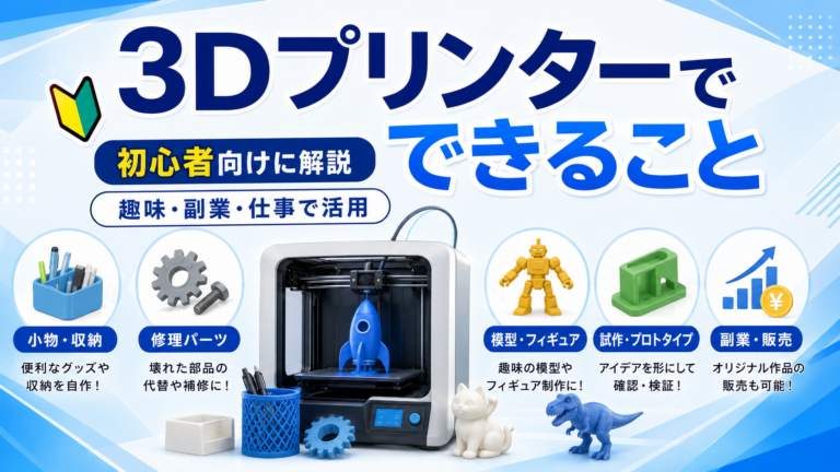 3Dプリンターでできることを初心者向けに解説